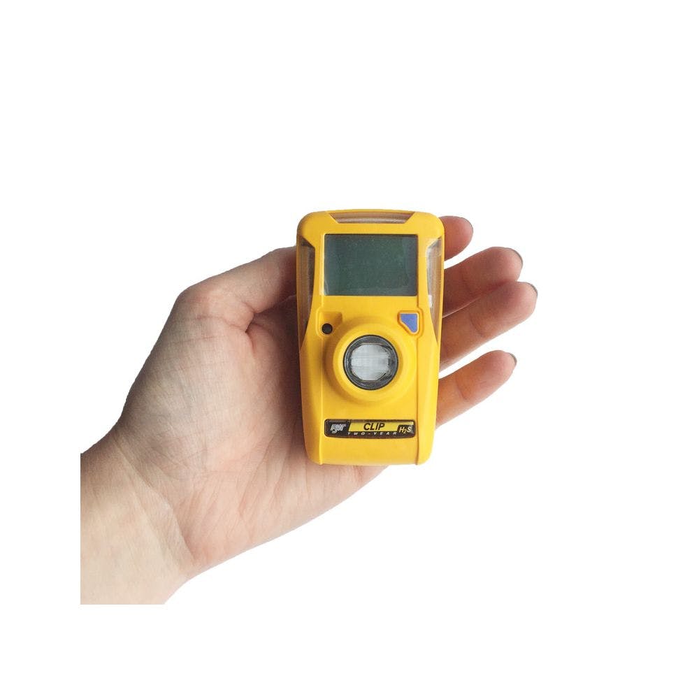 BW Clip (2 Year) H2S 10/15 ppm Gas Detector | Hydrogen Sulphide (H2S) Detectors