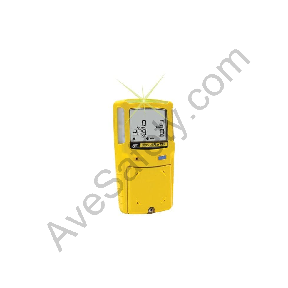 BW GasAlert Max XT II LEL(F) O2 H2S CO Gas Detector (Rechargeable Battery) | LEL / CO / H2S / O2