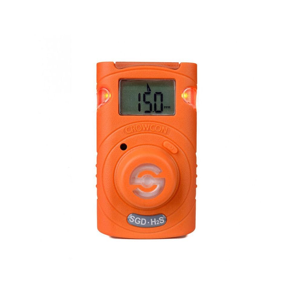 Crowcon Clip SGD H2S 5/10ppm | Hydrogen Sulphide (H2S) Detectors
