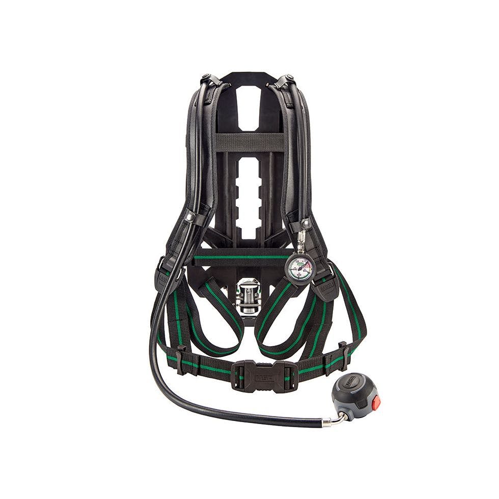 MSA M1 SCBA - EN137/Non Adj BP/Bas Harn/C1/ MP CPL/Fix LGDV | Self Contained Breathing Apparatus (SCBA)